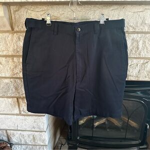 Haggar Men’s Navy Khaki Shorts 36